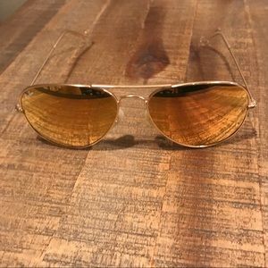 Rose Gold Ray Ban Aviators